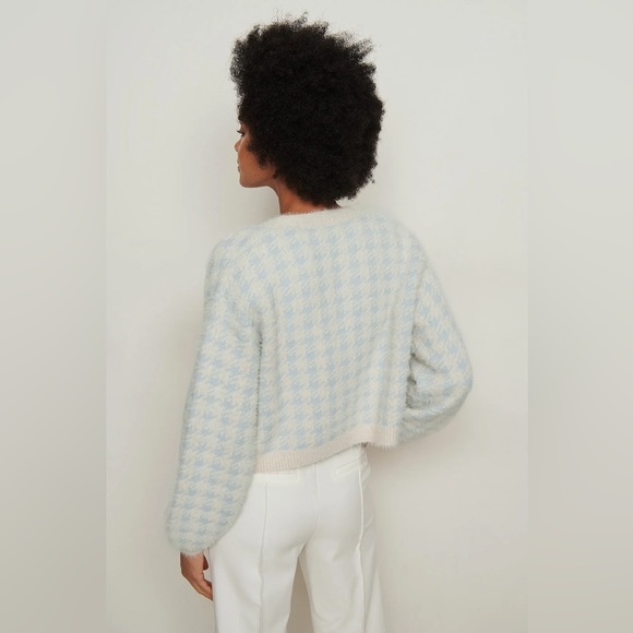 Checked Knitted Cardigan - Picture 4 of 8